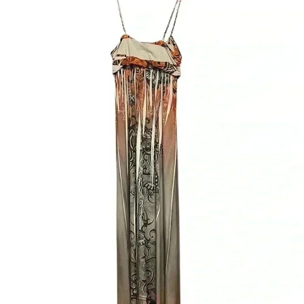 Elegant Multicolor Maxi Dress - Picture 2 of 2